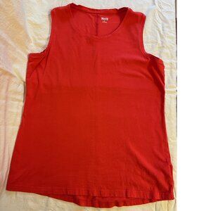 Duluth Trading Women's No Yank Tank Medium - Coral